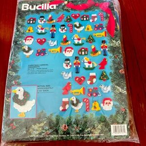 Vintage Bucilla Christmas Carnival Ornament kit